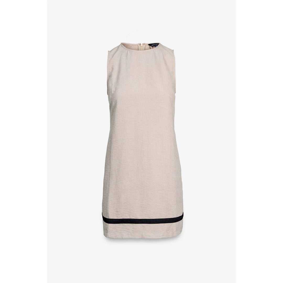 Women's Dresses - Two-toned Soft Matte Mini Shift Dress - - Cultured Cloths Apparel