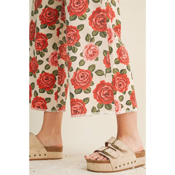 Pants - Rose Garden Heirloom Romance Tailored Pants - - Cultured Cloths Apparel