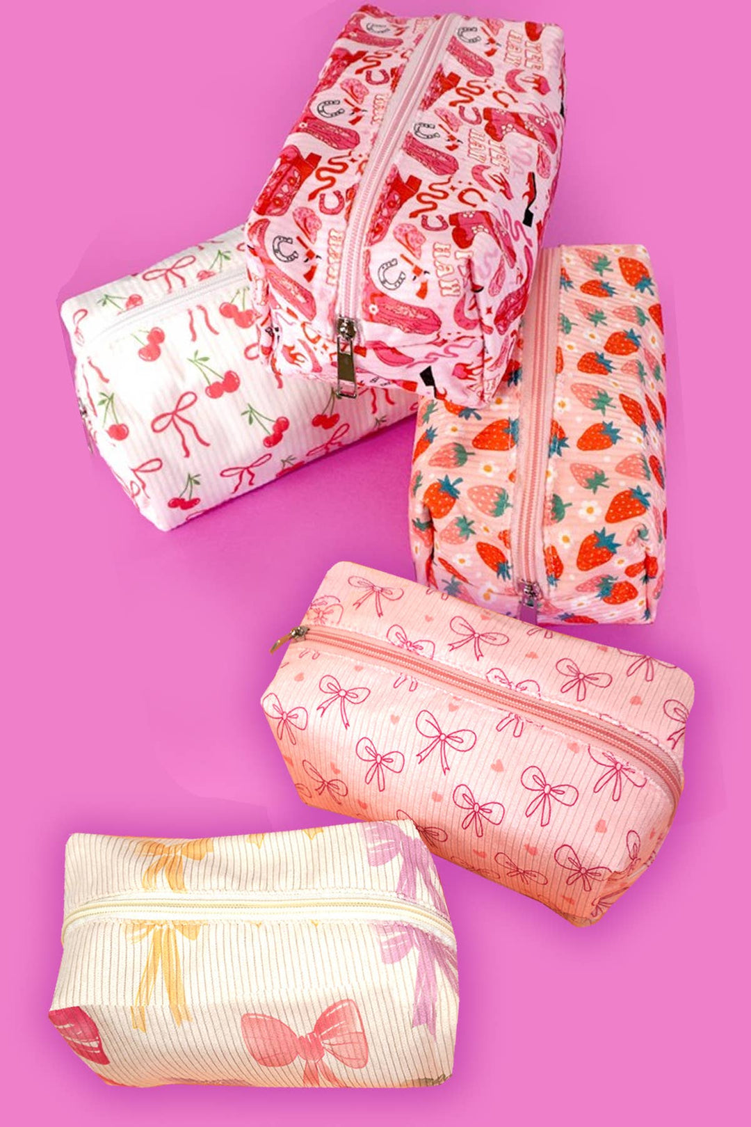 Accessories, Bags - MAKEUP COSMETIC POUCH BAG - - Cultured Cloths Apparel