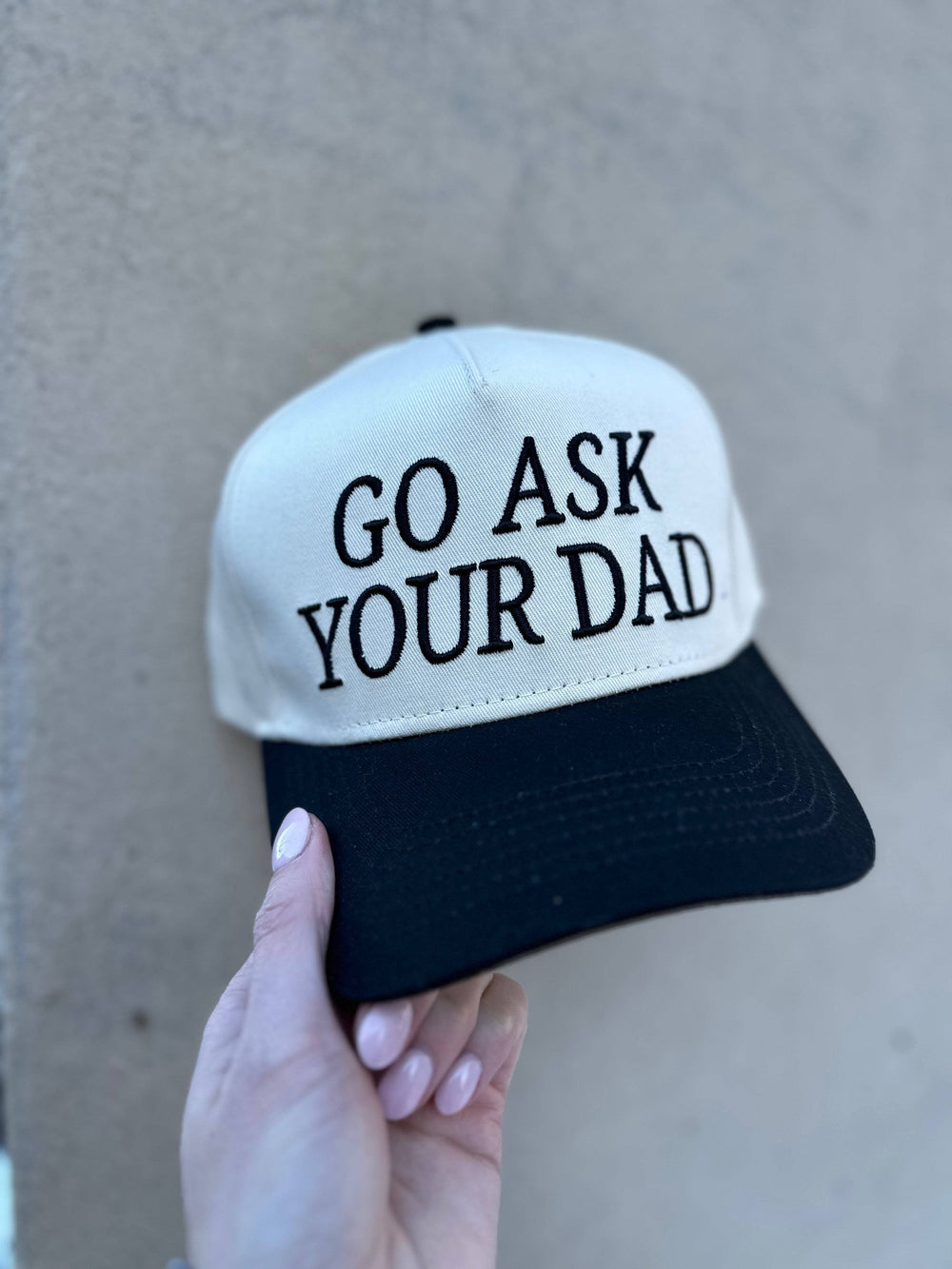 - Go Ask Your Dad Vintage Trucker Hat - - Cultured Cloths Apparel