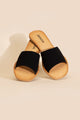 Shoes - Airway-S Flat Slides - BLACK - Cultured Cloths Apparel