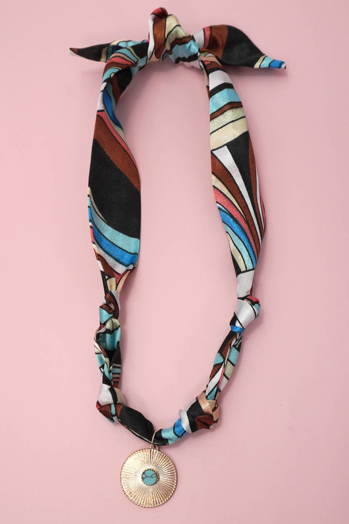 Accessories, Necklaces - HANDMADE SCARF CHARM NECKLACE | 80N91790 - - Cultured Cloths Apparel