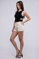 Women's Shorts - Acid Washed Frayed Cutoff Hem Shorts -  - Cultured Cloths Apparel