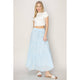 Women's Skirts - Cotton Voile Tiered Midi Skirt -  - Cultured Cloths Apparel