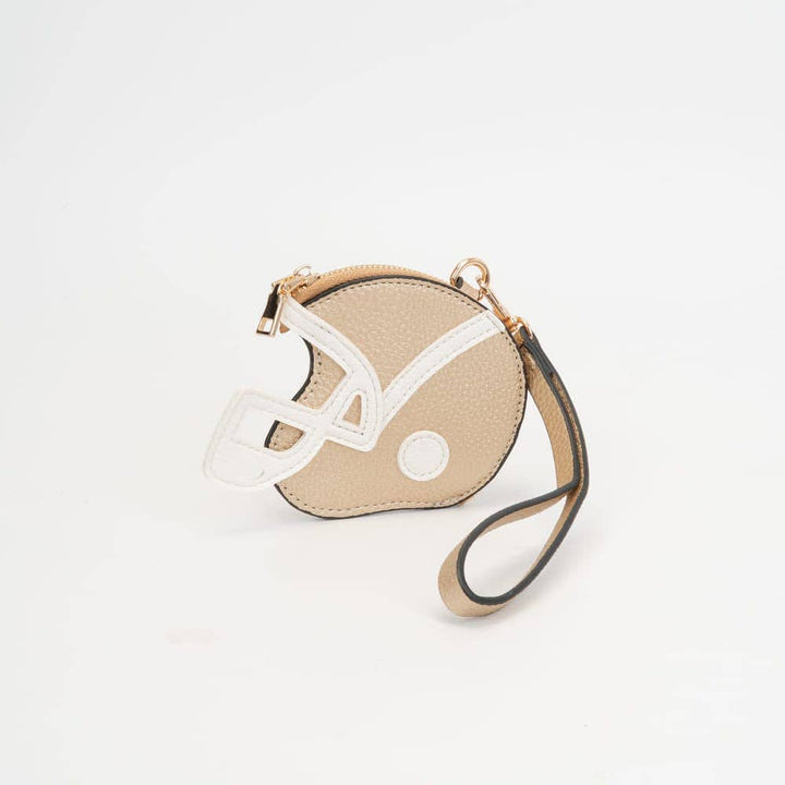 Football Helmet Coin Purse Wristlet