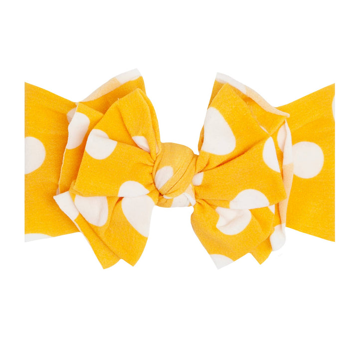 Accessories - Baby Bling® Printed FAB® soft nylon bow headband - - Cultured Cloths Apparel