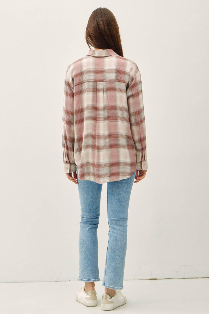 VINTAGE PLAID BOXY SHIRT