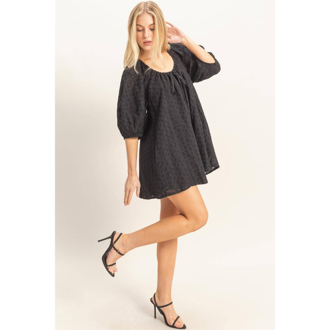 Women's Rompers - Eyelet Babydoll Romper - - Cultured Cloths Apparel