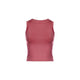 Athleisure - Cropped Seamless Muscle Tank Top - C. Rose - Cultured Cloths Apparel