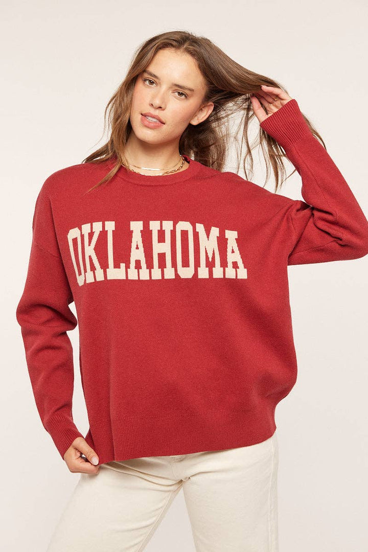 Oklahoma Graphic Crewneck Sweater