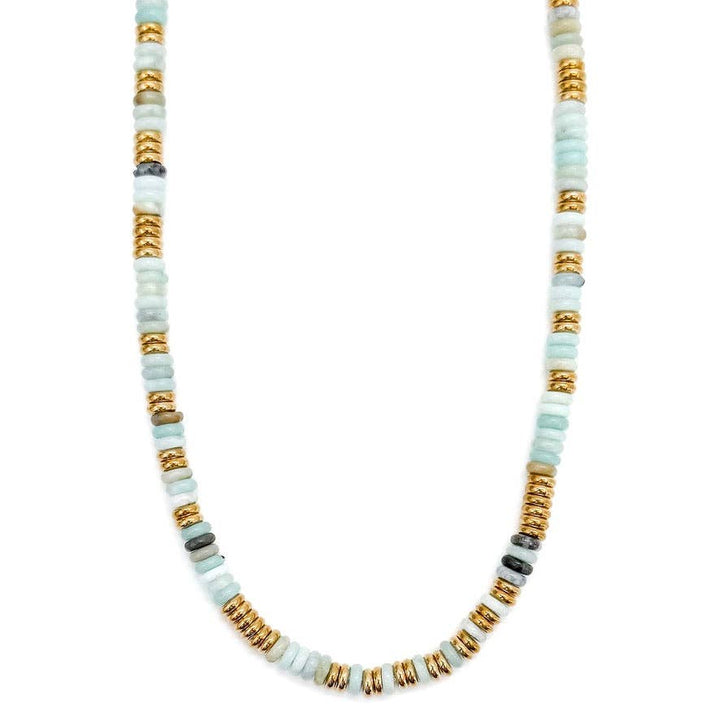 Joan Multi Color Beaded Stone Necklace