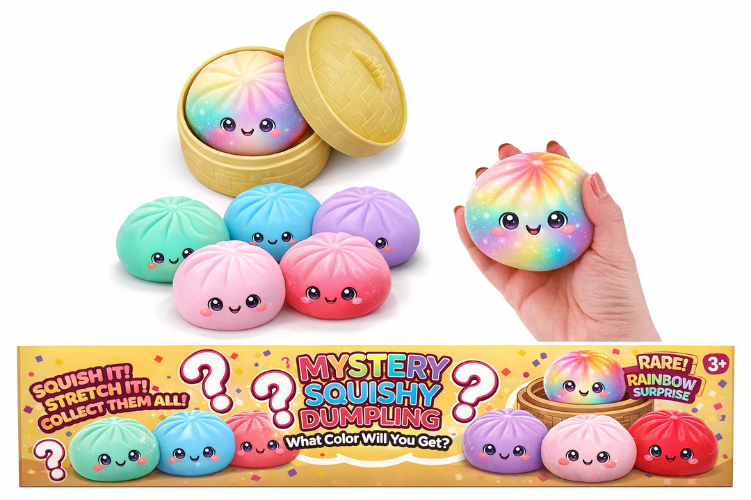 Accessories, Toys - 4" Mystery Squishy Dumpling - Assorted Colors - - Cultured Cloths Apparel