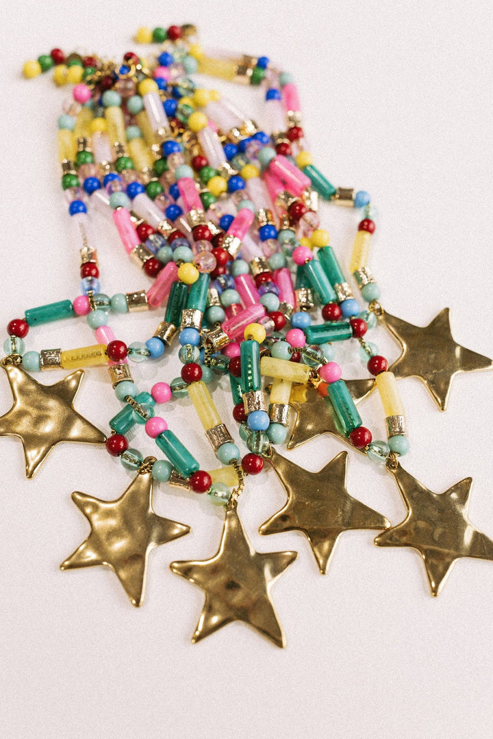 Accessories, Necklaces - Summer Star Beaded Necklace - - Cultured Cloths Apparel