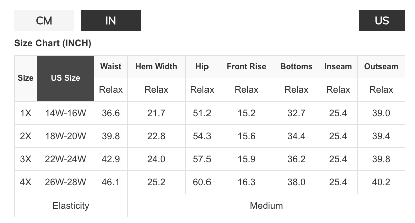 Plus Sizes - Mineral Wash Seam Detail Elastic Waist Pants - - Cultured Cloths Apparel