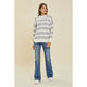 Women's Sweaters - Striped & Comfy Sweater -  - Cultured Cloths Apparel