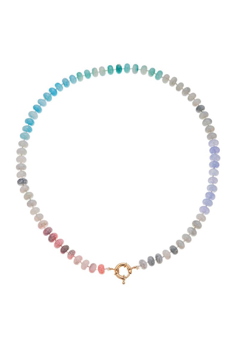 Accessories, Necklaces - Vibrant Beaded Necklace - - Cultured Cloths Apparel