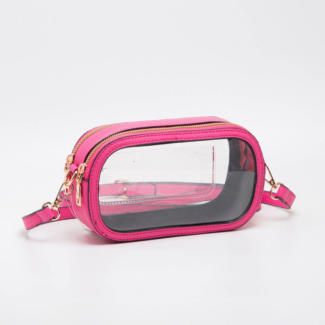 - Double Zipper Oval Clear Gameday/Stadium Bag - - Cultured Cloths Apparel