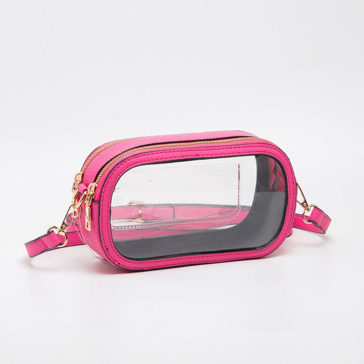 - Double Zipper Oval Clear Gameday/Stadium Bag - - Cultured Cloths Apparel