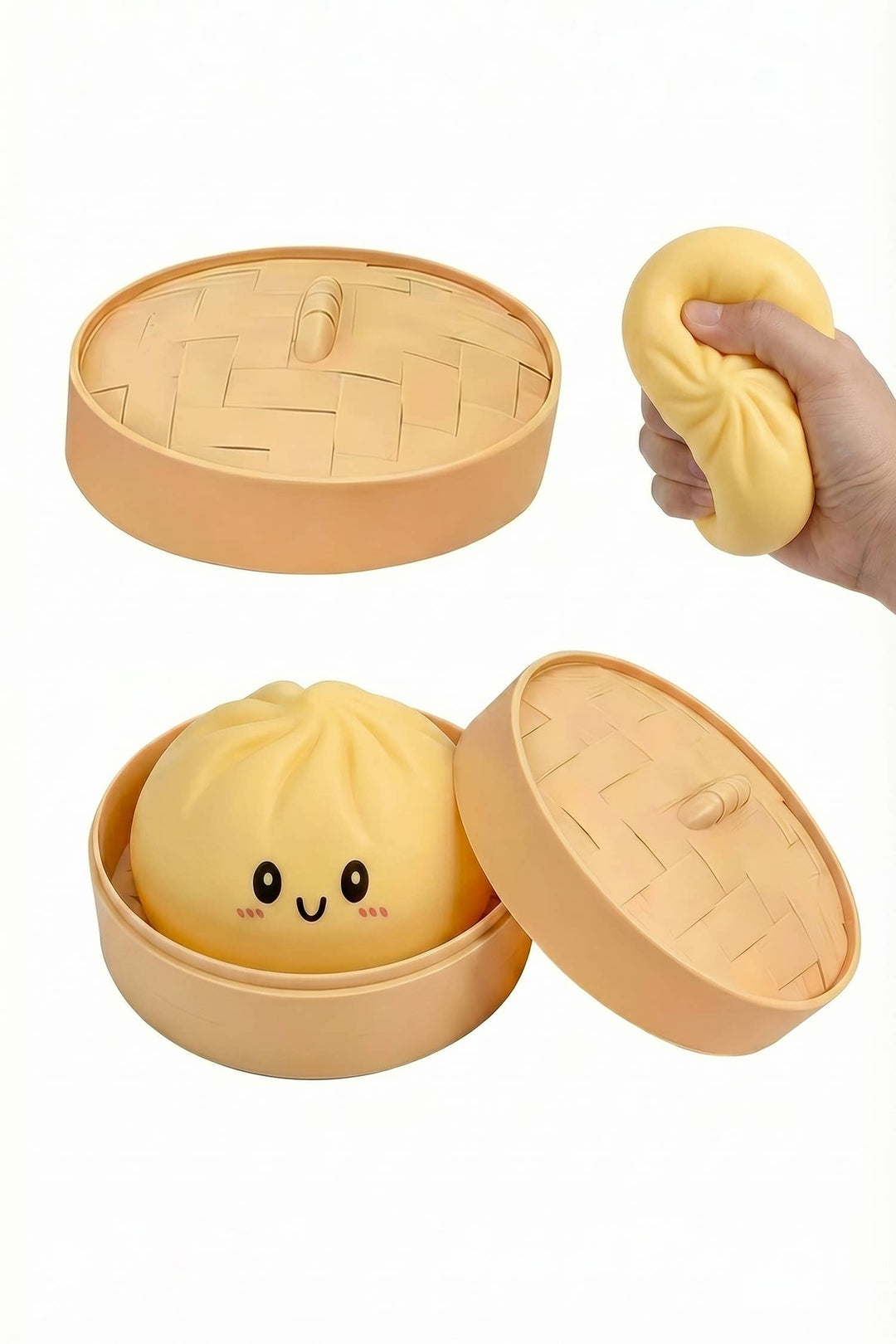 Soft Bun Stress Relief Squeeze Toy