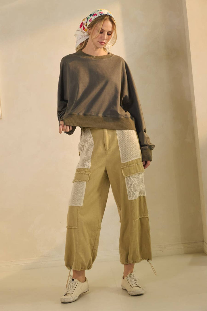 Pants - Cargo-style Wide-leg Pants - - Cultured Cloths Apparel