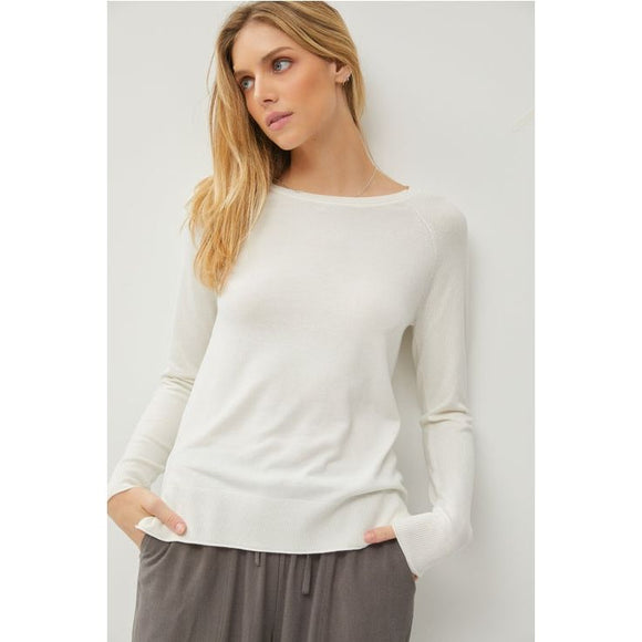 Women's Sweaters - The Camille Sweater - Ivory - Cultured Cloths Apparel