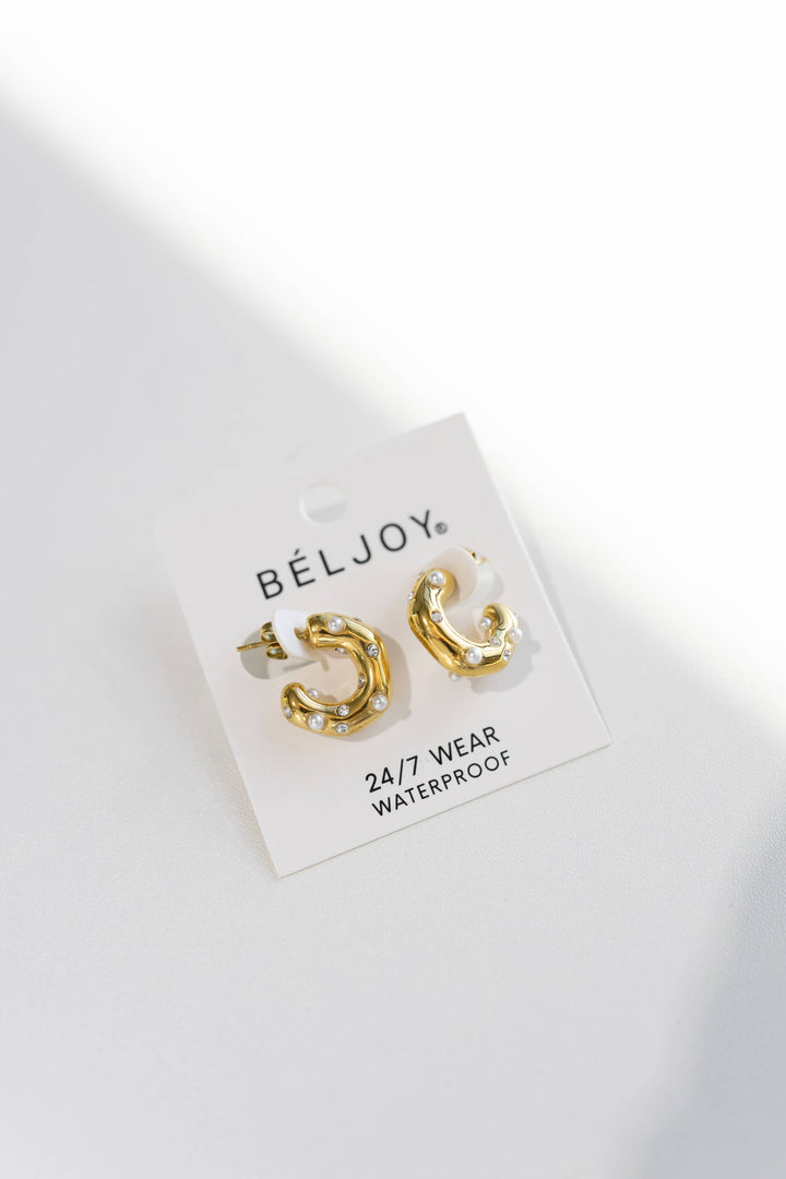 Accessories, Jewelry - Ebby Hoop Earrings - - Cultured Cloths Apparel