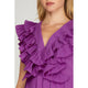 Women's Dresses - Best Dressed Sleeveless Pleated Ruffle Tiered Dress -  - Cultured Cloths Apparel