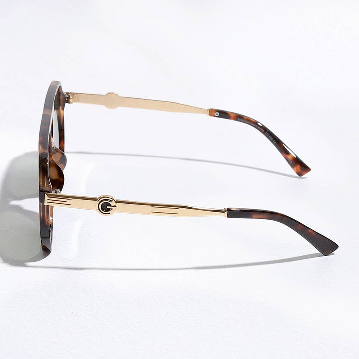 Sunglasses - Geometric Shape Thin Frame Designed Sunglasses - - Cultured Cloths Apparel