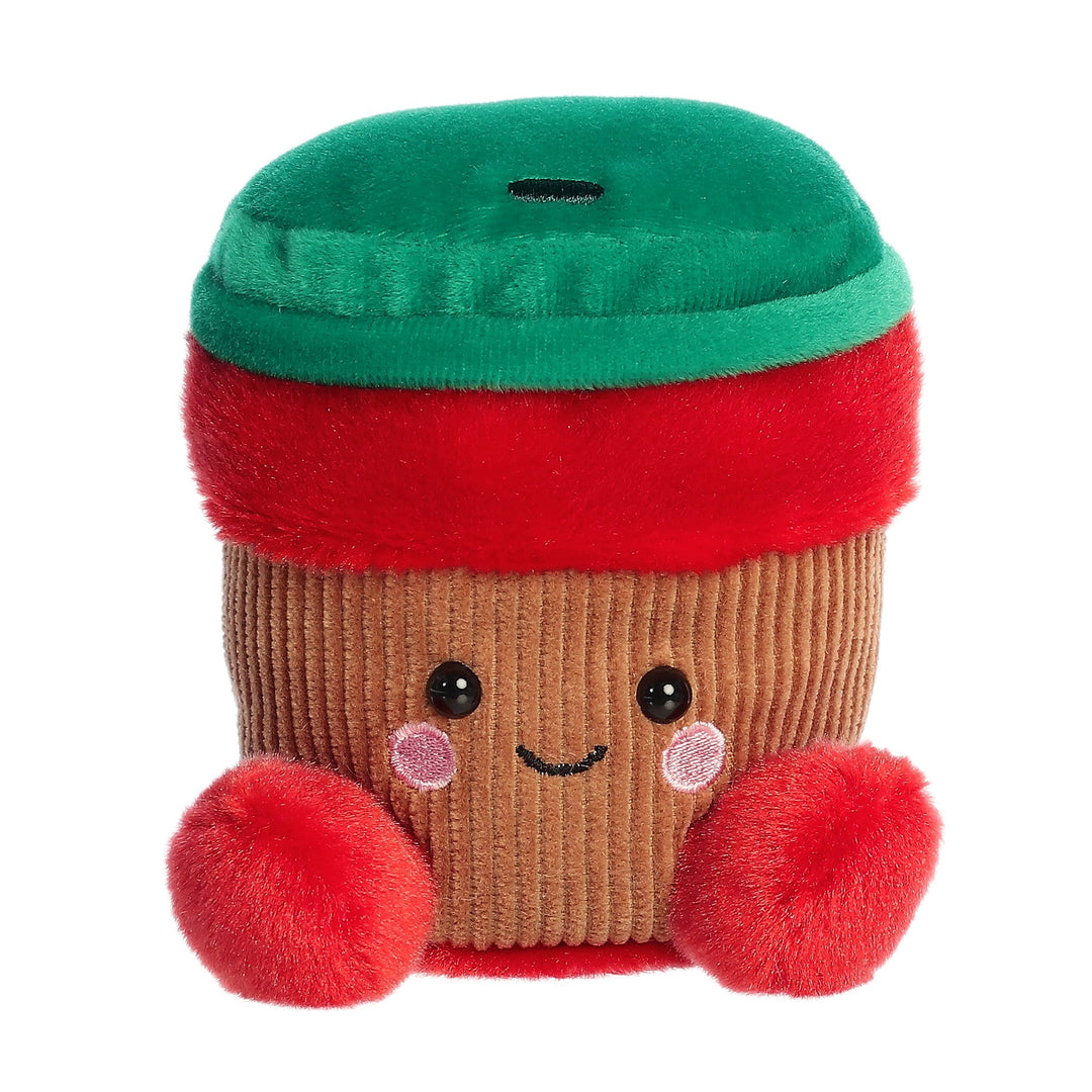 Accessories, Toys - 5" Christmas Espresso Peppermint Mocha Coffee Palm Pals - - Cultured Cloths Apparel