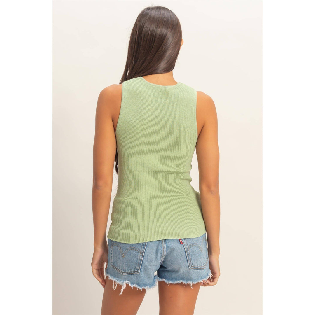 Ribbed Knit Tank Top