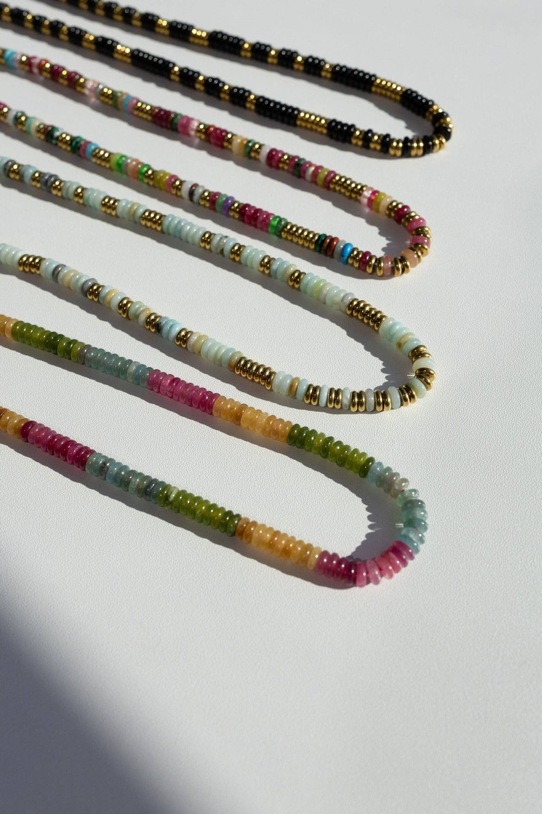 Joan Multi Color Beaded Stone Necklace