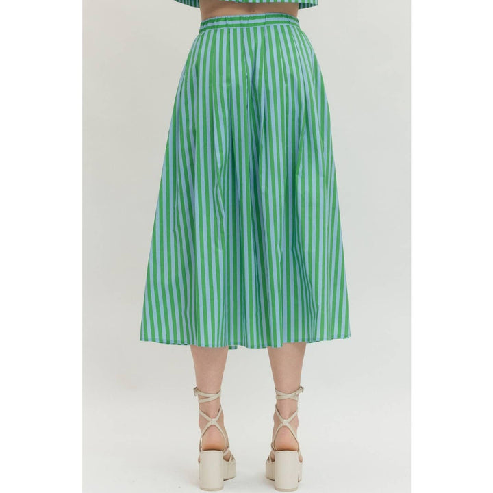 Women's Skirts - Striped midi skirt - - Cultured Cloths Apparel