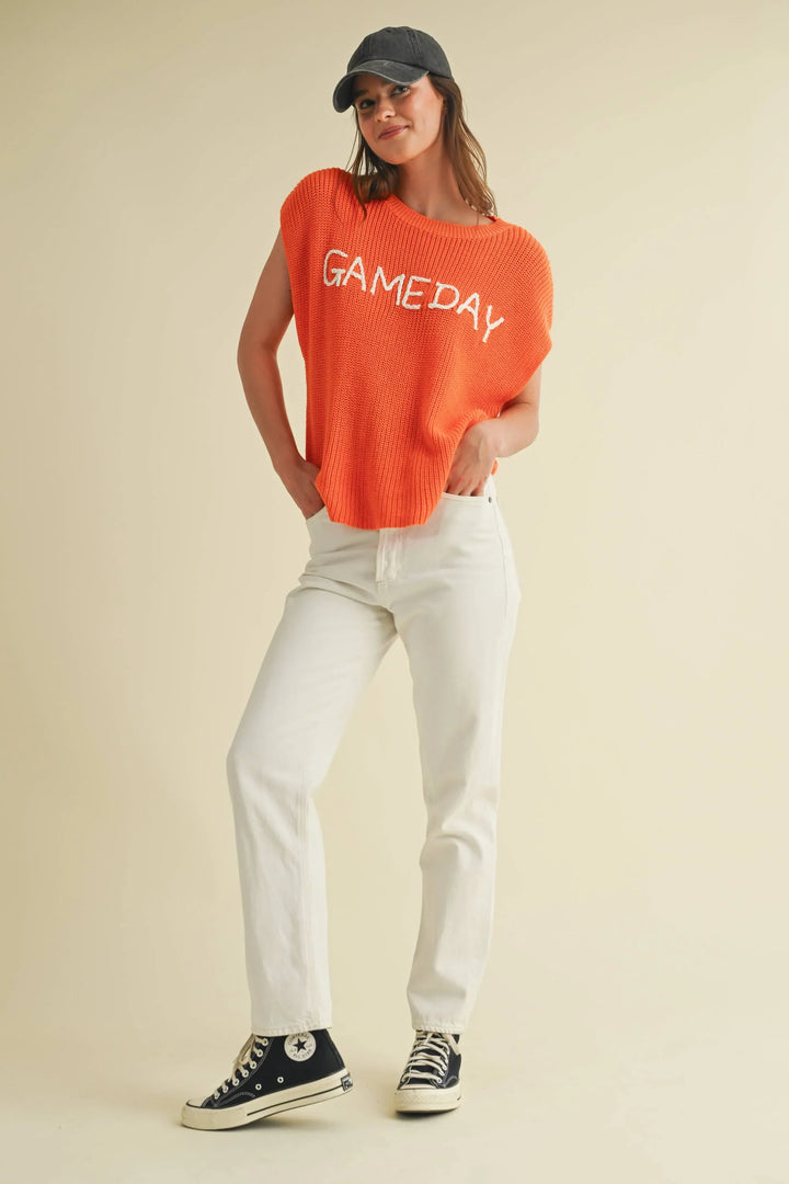 Women's Short Sleeve - GAMEDAY SWEATER VEST - - Cultured Cloths Apparel