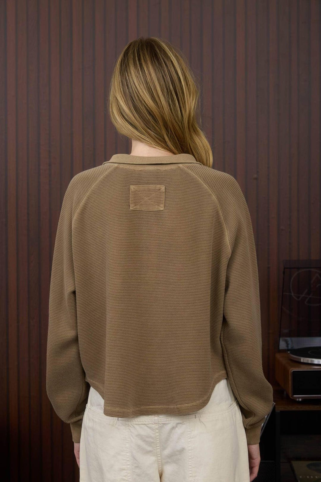 Women's Long Sleeve - MOCK NECK HALF SNAP BUTTON LONG SLEEVE KNIT OP - - Cultured Cloths Apparel