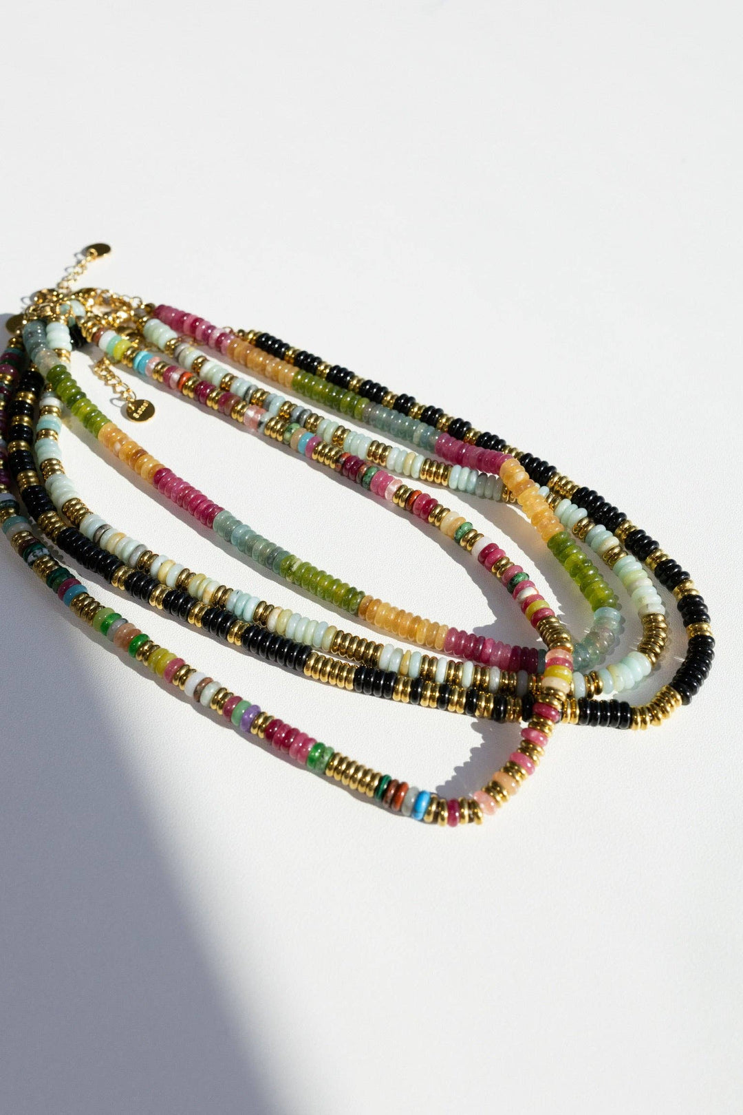 Joan Multi Color Beaded Stone Necklace