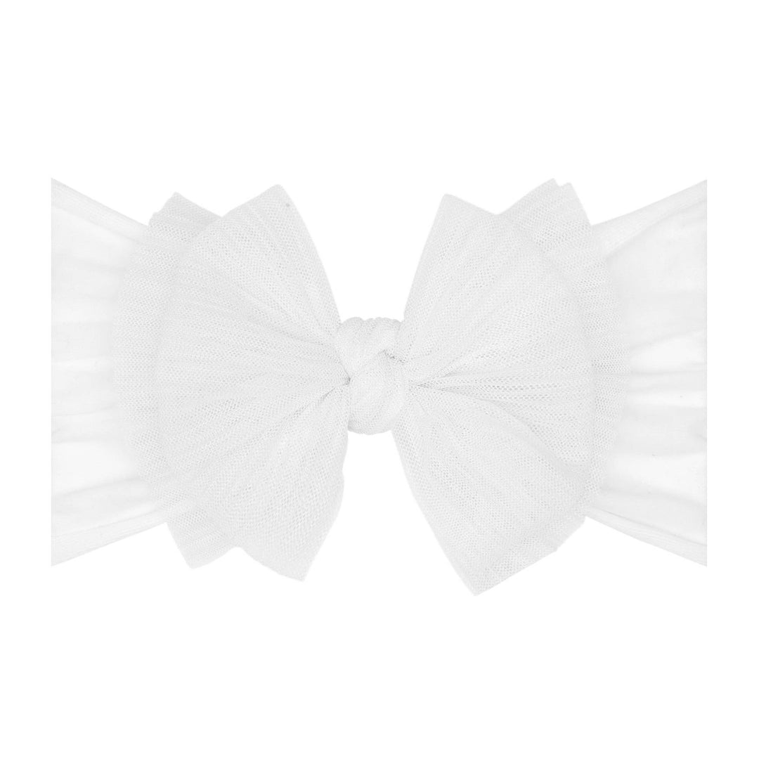 Accessories - Baby Bling® Tulle FAB® soft nylon headband with tulle bow - - Cultured Cloths Apparel