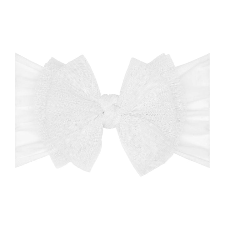 Accessories - Baby Bling® Tulle FAB® soft nylon headband with tulle bow - - Cultured Cloths Apparel