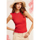 Women's Sleeveless - Ruffle Spring Summer Sleeveless Top -  - Cultured Cloths Apparel