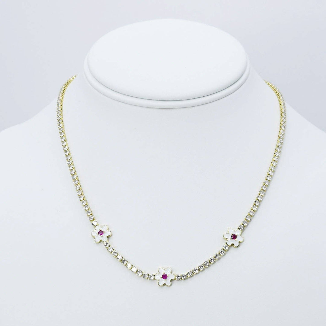 Accessories - Blossom Bling Necklace I-25 - - Cultured Cloths Apparel