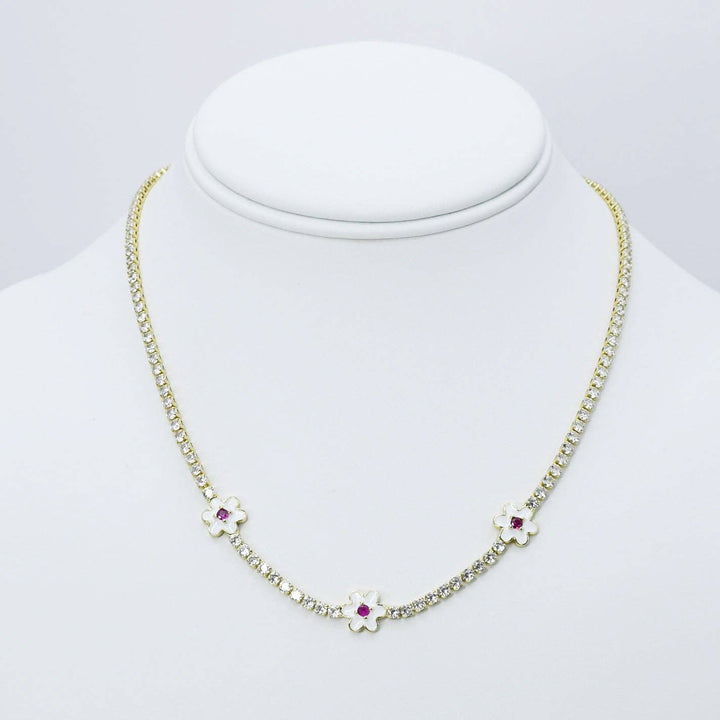 Accessories - Blossom Bling Necklace I-25 - - Cultured Cloths Apparel