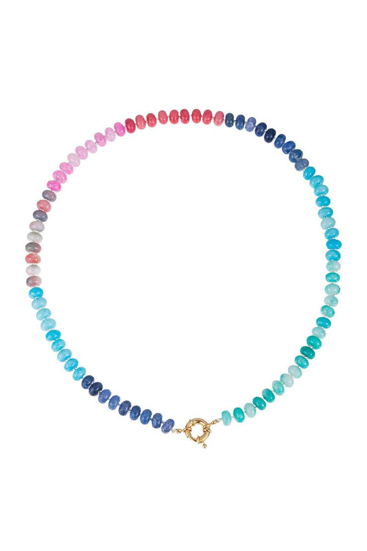 Accessories, Necklaces - Vibrant Beaded Necklace - - Cultured Cloths Apparel