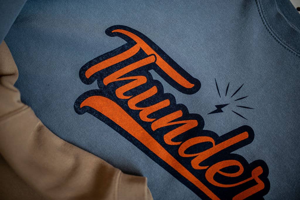 Graphic T-Shirts - Oklahoma City Thunder Traditions Pullover Sweatshirt - - Cultured Cloths Apparel