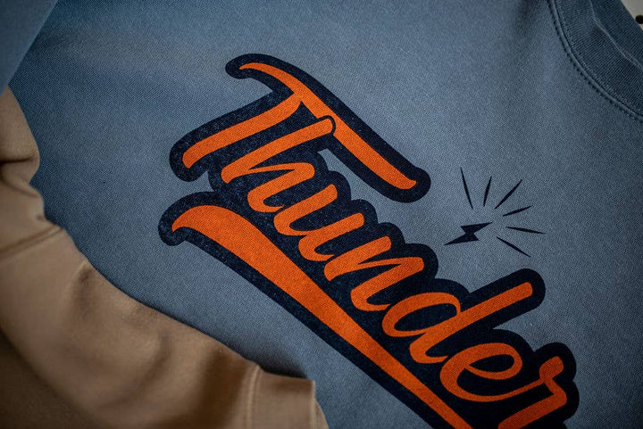 Graphic T-Shirts - Oklahoma City Thunder Traditions Pullover Sweatshirt - - Cultured Cloths Apparel