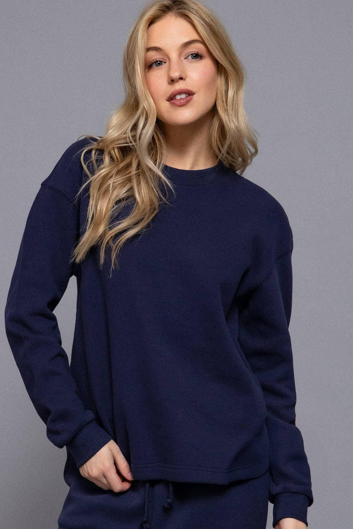 Women's Sweaters - Long Sleeve Round Neck Soft Knit Top - - Cultured Cloths Apparel