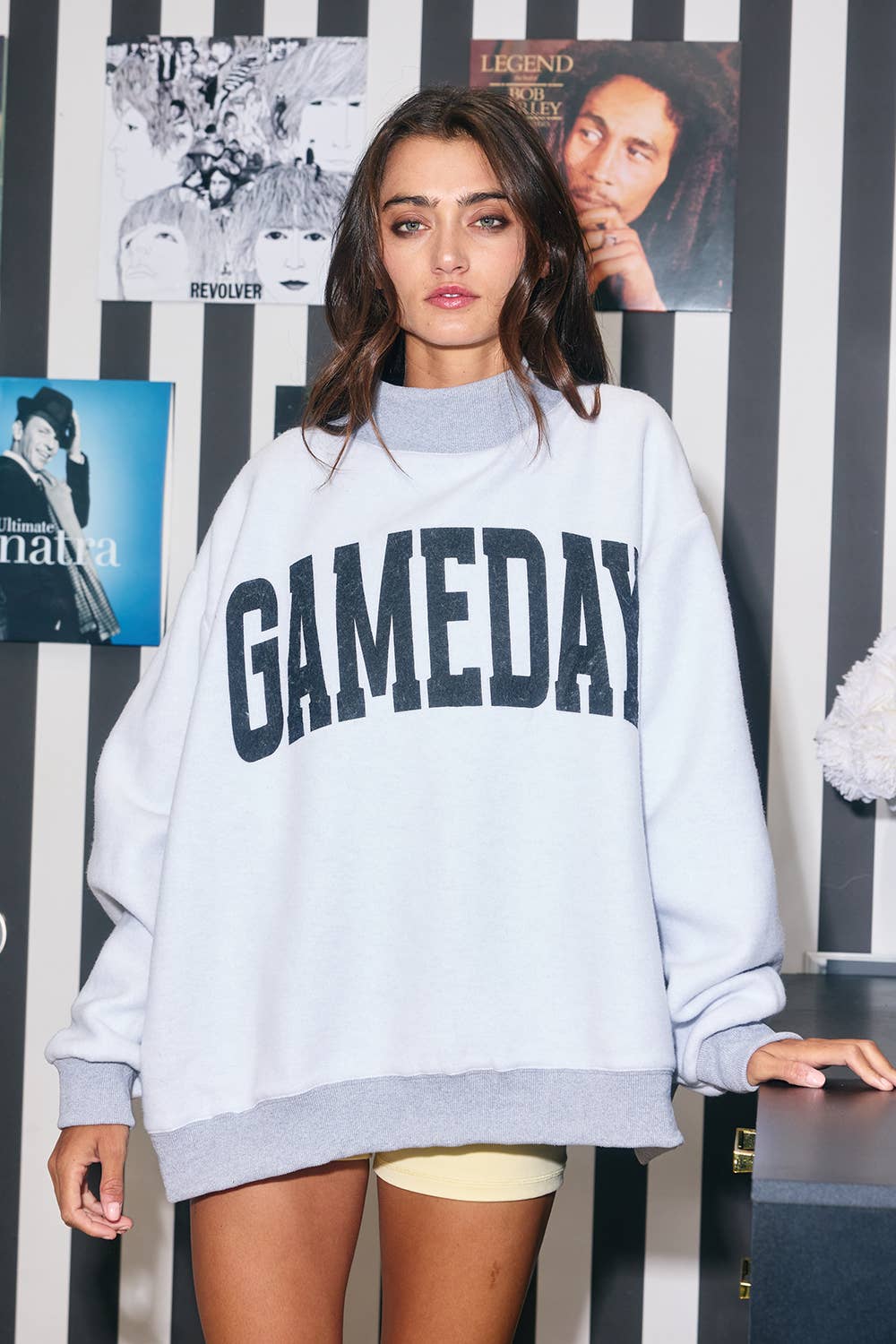 IT2594-FOOTBALL | 'FOOTBALL & GAMEDAY' Reversible Sweatshirt