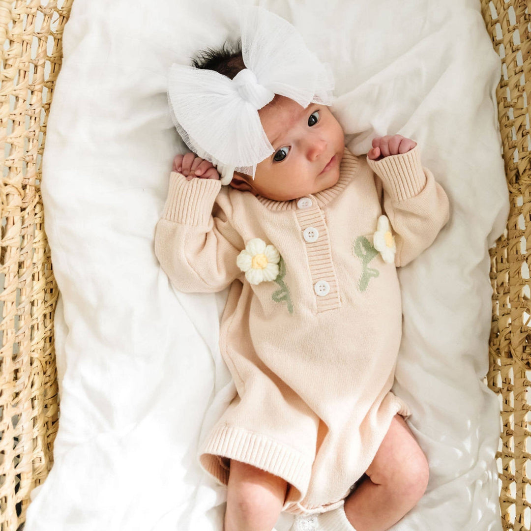 Accessories - Baby Bling® Tulle FAB® soft nylon headband with tulle bow - - Cultured Cloths Apparel