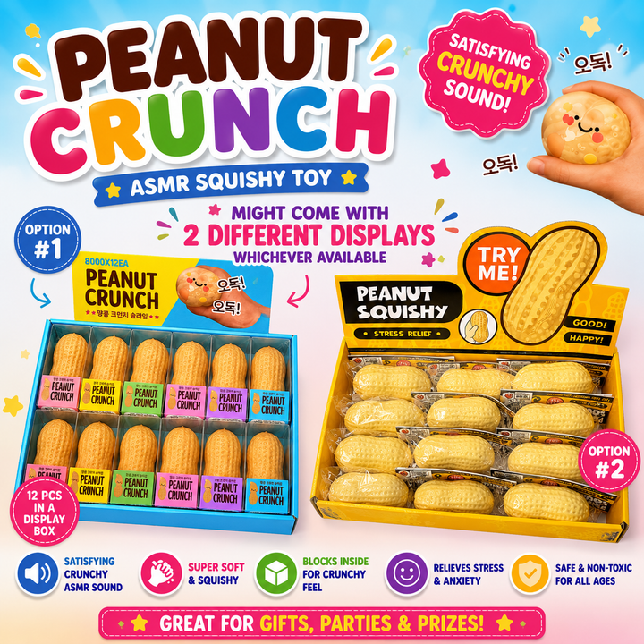 Peanut Crunch ASMR Squishy Toy