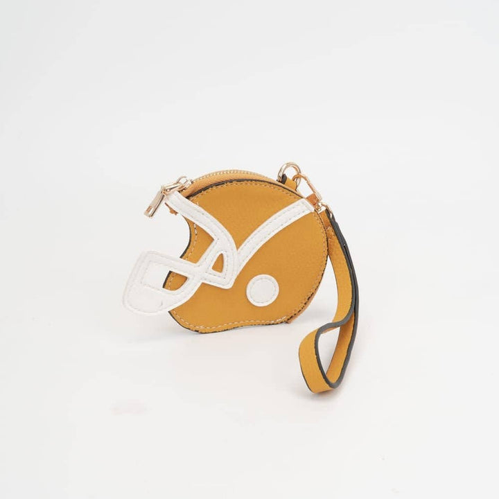 Football Helmet Coin Purse Wristlet