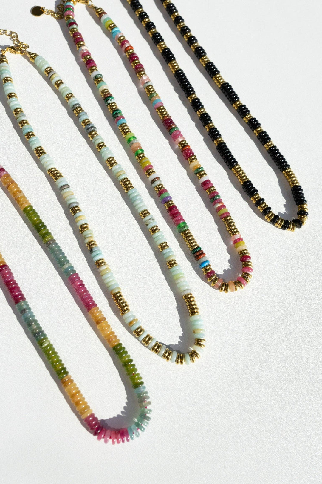Joan Multi Color Beaded Stone Necklace