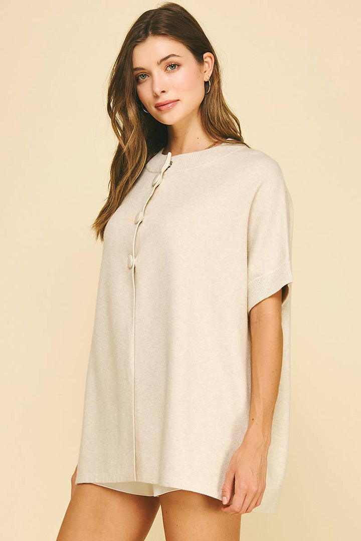 OPEN FRONT BUTTON DOWN